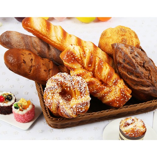 Fake Bread Artificial Rye Bread Simulation Food Model Decoration Photo Props UK - 第 2/11 張圖片