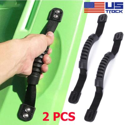 2Pcs Kayak Canoe Boat Side Mount Carry Rubber Grip Handles Replacement Fitting