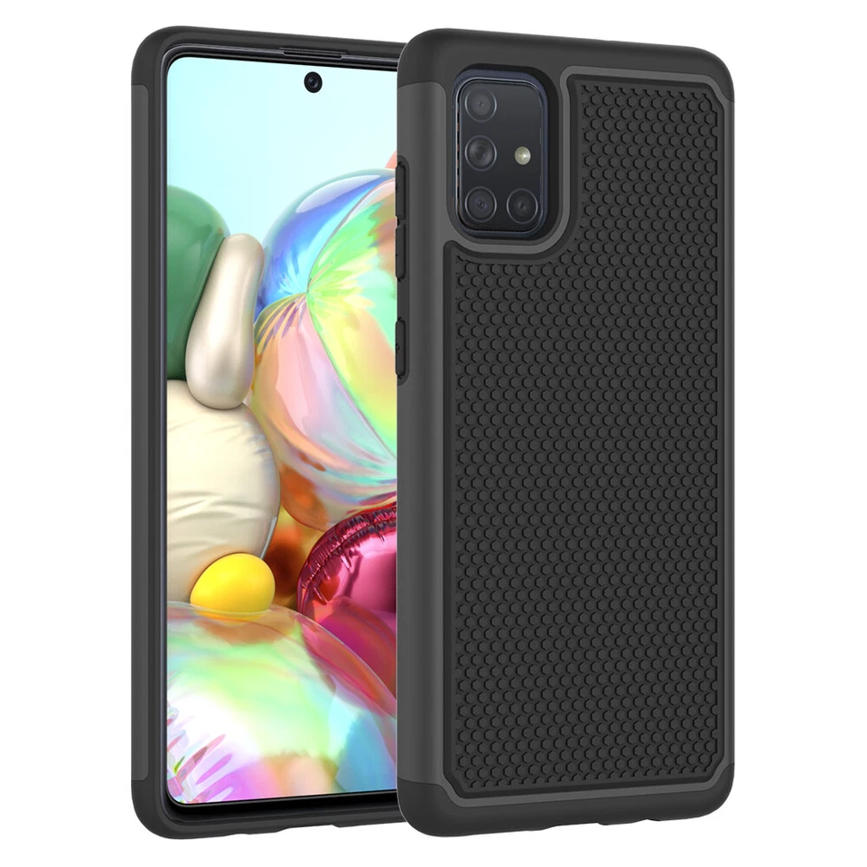 For Samsung Galaxy A71 5G Patterned Hybrid Shockproof Case Cover - Image 3 of 4
