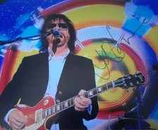 JEFF LYNN ELO SUPERGROUP 2 X SIGNED PHOTO BOGOF 6"�4" �5 MEMORABILIA FREEPOST