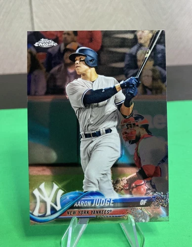 Topps 2018 Chrome Aaron Judge #1 New York Yankees Baseball Card