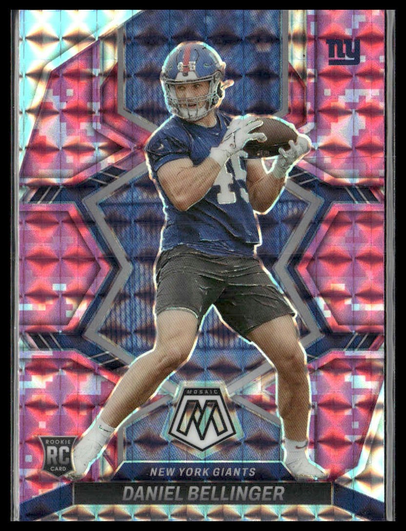 2022 Panini Mosaic #362 Daniel Bellinger Mosaic Camo Pink