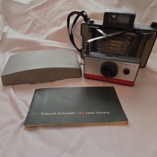 VINTAGE POLOROID AUTOMATIC 104 LAND CAMERA With Original Instructions Booklet