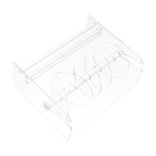 Roll Sticker Tape Organizer Adjustable Acrylic Label Dispenser Desktop