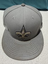 New Era 9FIFTY Reflective Snapback Hat New Orleans Saints Gray NFL Football
