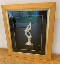 RDR Design Signed Framed Sculpture Wall Art – Abstract Modern Minimalist Decor