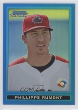 2009 Bowman Chrome World Baseball Classic Blue Refractor Phillippe Aumont 0m0