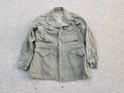 WWII M1943 Field Jacket Size 38L Army Green HBT WW2 Military Rare 1943 *READ*