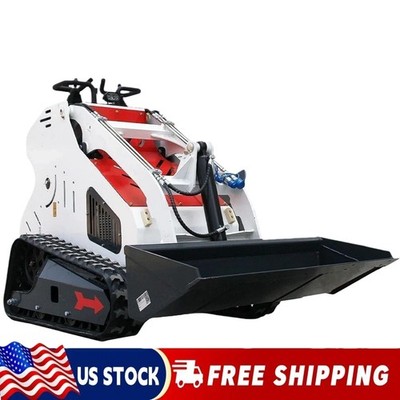 Mini Skid Steer 13.5HP Track Loader Hydraulic B&S Gasoline Engine Free Ship