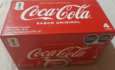 Coca-Cola FIFA 2026 Special Edition 4-Pack + Mini Trionda Rare Promo