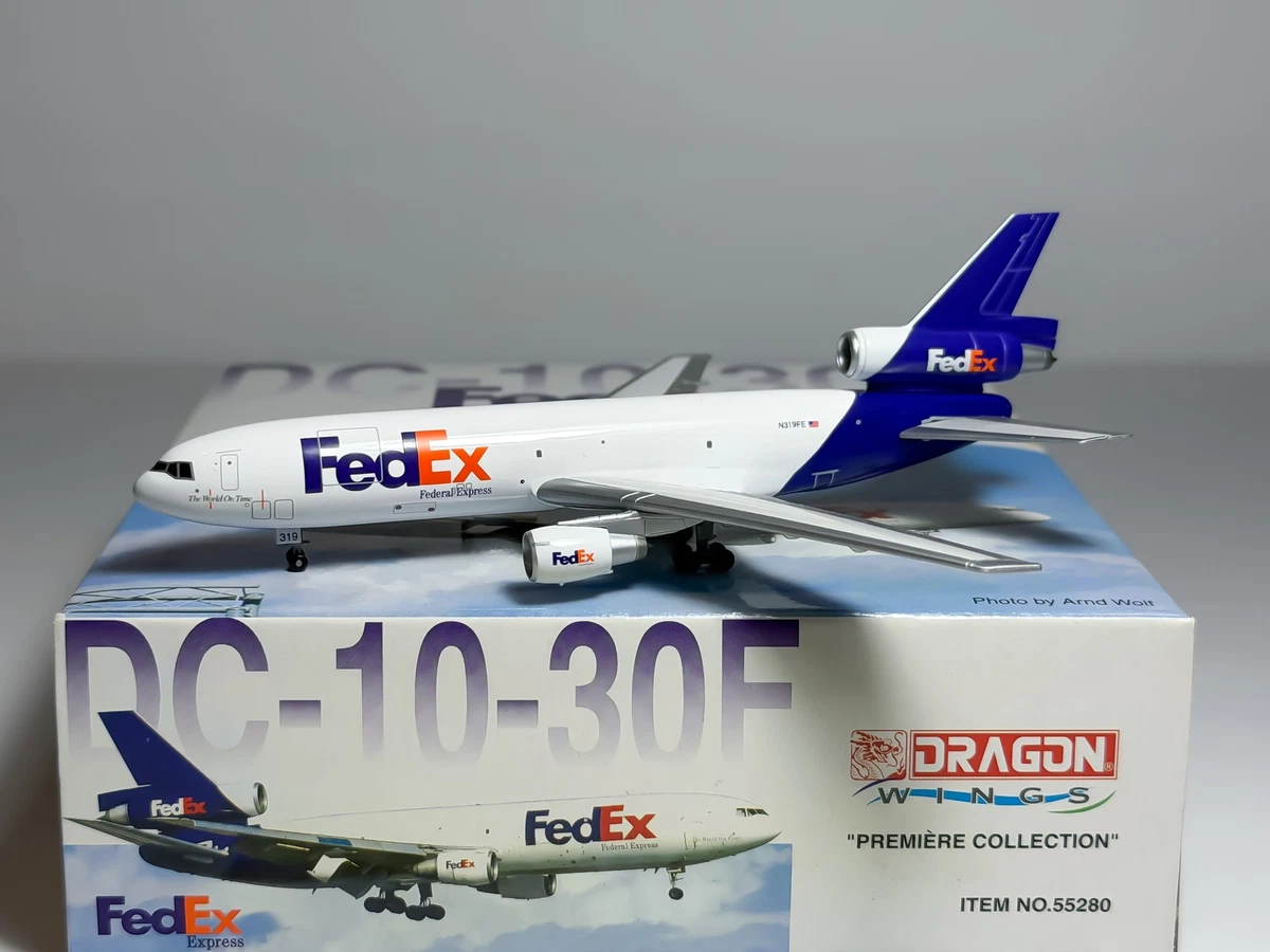 航空機・ヘリコプター DRAGON WINGS1/400 FedEx DC-10-30F N319FE FedEx Express McDonnell Douglas DC-10-30F 1:400 Dragon Wings