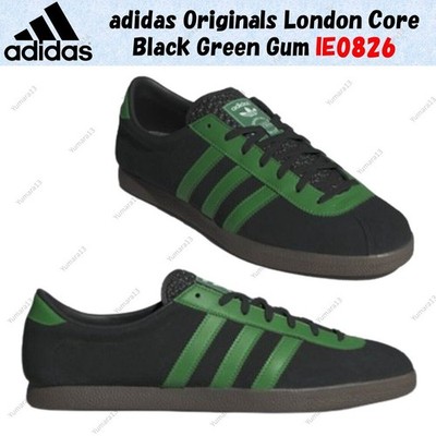 Adidas Originals London Core Negro Verde Goma IE0826 Hombres Talla