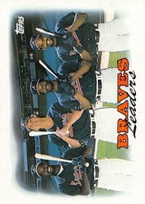 Braves Leaders TL 1988 Topps 549  Atlanta Braves  Baseball Card