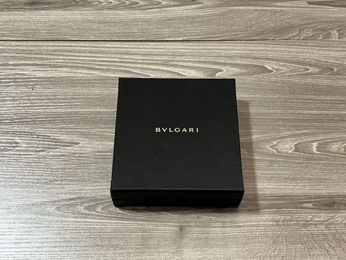 Bvlgari Originale Collana Gioielli Strage Box Astuccio Vuoto Nero da JP - Foto 5 di 6