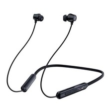 Active Noise Cancelling Headphones, Wireless in Ear Neckband Blutooth Black
