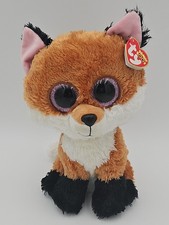 Ty Beanie Boos  - SLICK The Fox 9" Medium Stuffed Plush Toy
