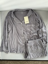 NEW Kyte Baby Womans Medium M HAZE Long Sleeve Pant Bamboo Pajama Set NWT