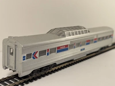 Athearn 1829 HO Gauge Silver Amtrak SL Vista Dome Passenger Car boxed - Image 1 of 4