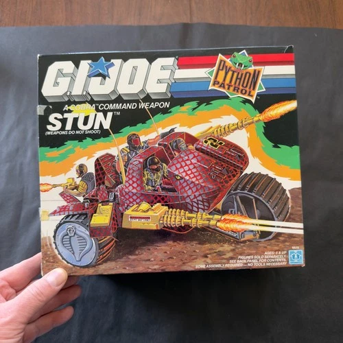 1989 HASBRO GI JOE COBRA PYTHON PATROL STUN VEHICLE - BOX ONLY