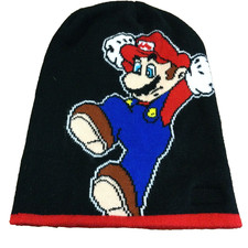Bioworld Nintendo Super Mario Beanie Hat Knit Cap One Size Fits Teens Adults