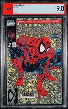 Spider-Man #1 PSA 9.0 Platinum Edition Amazing Looking Book! 1990 Very Rare!
