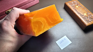Amber Bakelite block for making Prayer Beads, Tasbih, Rosary, Misbaha, bakelite