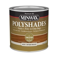 Minwax Polyshades Antique Walnut Wood Stain And Polyurethane Finish 12 Pint