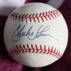 Charles Johnson Signed Official National League Baseball