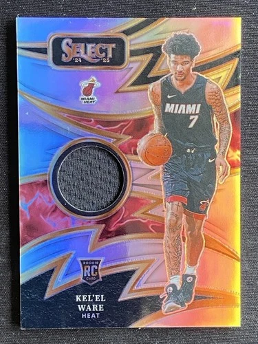 Kel'El Ware 2024-25 Panini Select Jersey Silver RC #SPK-KEW