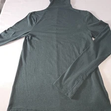 Gap Moores Green Feather Womans Turtleneck Shirt Size S TALL