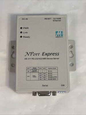 Moxa Technologies DE-311 V2.1 NPort Express RS-232/422/485 Device Server