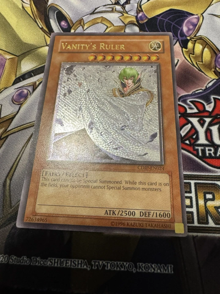 Yu-Gi-Oh! TCG Vanity’s Ruler - CDIP-EN024 - Ultimate Rare - 1st Edition LP - Image 3 of 4