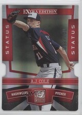 2010 Donruss Elite Extra Edition Status Red Die-Cut 38/100 AJ Cole #63 11pj
