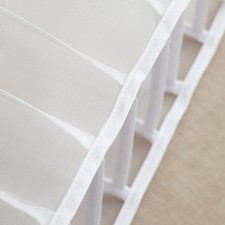 Clear and Visible Compartment Storage Mesh Box for Cabinet Organization