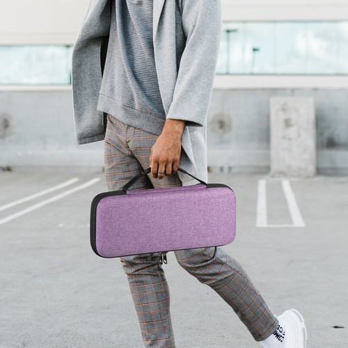 Geekria Carrying Case for K380 + M350 pebble mouse Combo Case (Lavender) - Picture 5 of 6