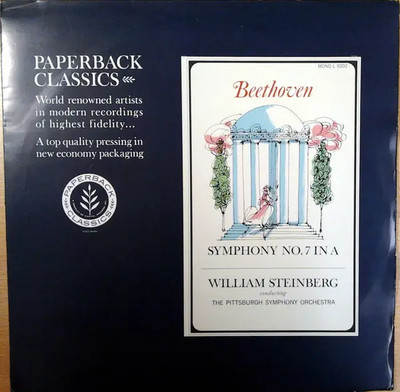 Beethoven Symphony No. 7 In A , Op. 92 NEAR MINT PaperBack Classics Vinyl LP