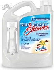 Shower Cleaner Weekly Application Requires No Scrubbing, Bleach-Fr