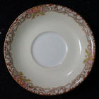 Noritake China Japan Harmony pattern 3906 set of 3 teacup saucers 5.5" plates — photo 2