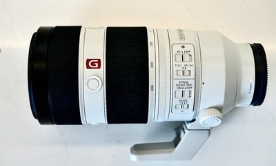 Sony FE 100-400mm f4.5-5.6 GM OSS Lens with Hood & Case