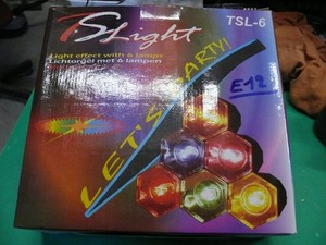Jeu de lumière vintage  SANS AMPOULES DOUILLES E12