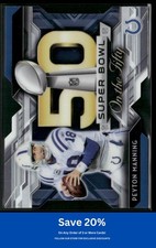 Peyton Manning 2015 Topps Chrome #SBDC-PM Super Bowl 50 Die Cut Colts I70