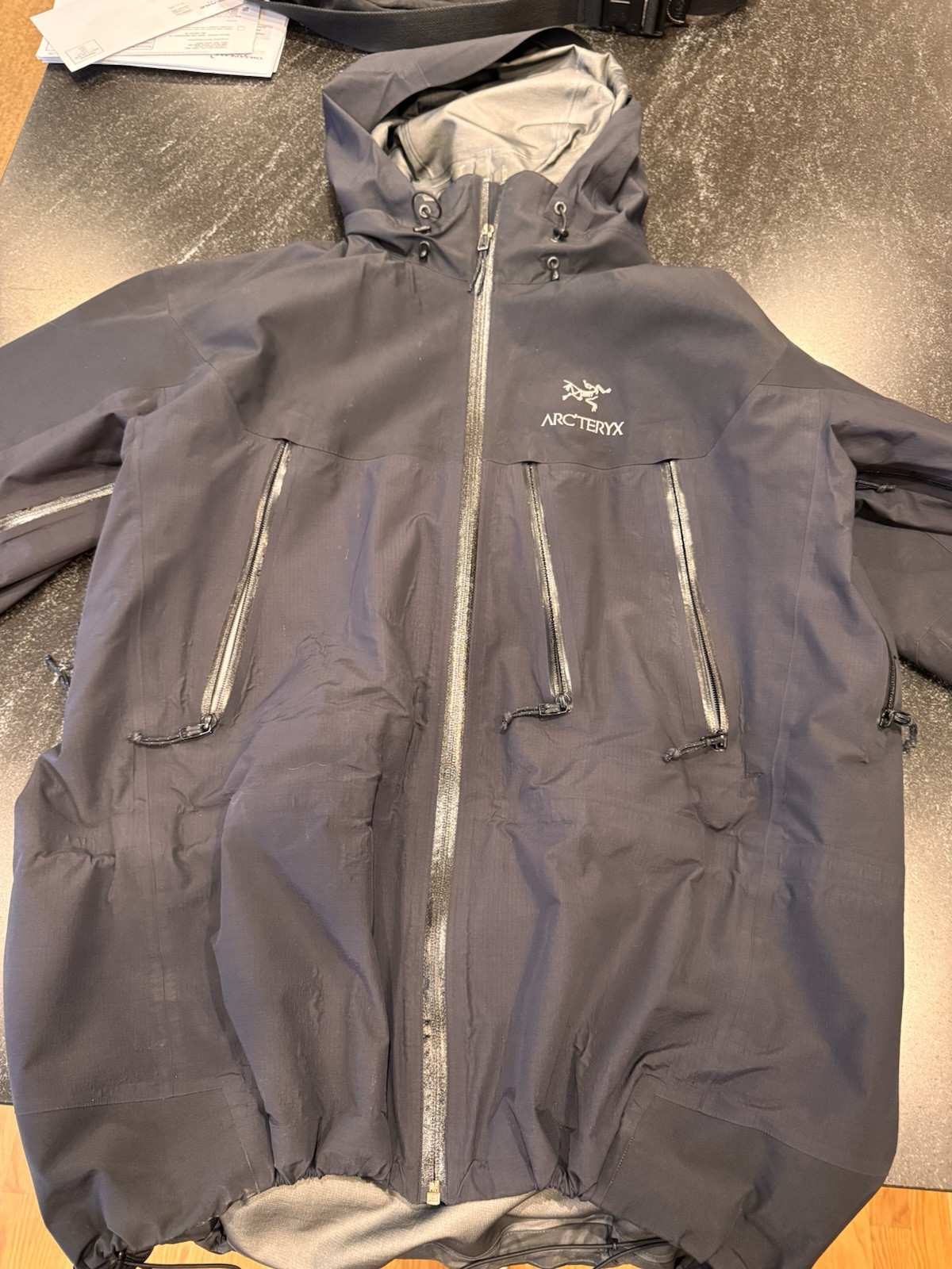 GIACCA ARC'TERYX BLACK PRO SHELL GORE TEX THETA AR UOMO TAGLIA XL OTTIMA