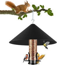 19 Inch Metal Squirrel Baffle for Bird Feeder, Squirrel Proof for Hanging Bird F