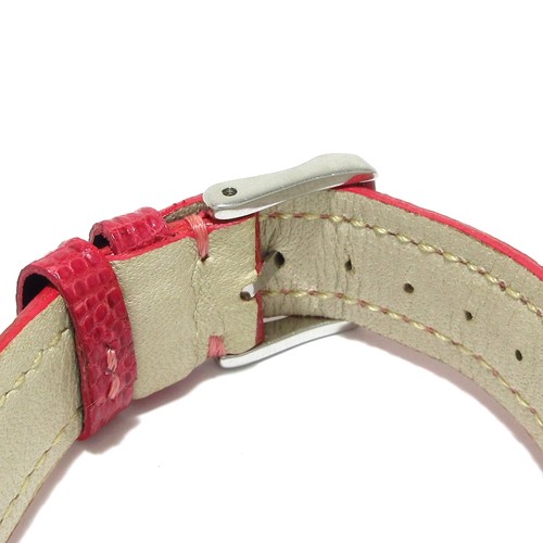 Auth CHAUMET Stile de Chaumes Style Rectangle - 1******** Pink Wrist Watch - Picture 4 of 12
