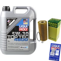 Mann Inspektionspaket 5L Liqui Moly Top Tec 5W-30 FüR VW Golf IV Variant 1.9 TDI