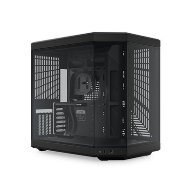 Hyte Y70 Upgraded Modern Aesthetic Dual Chamber Panoramic Tempered Glass Mid-...
