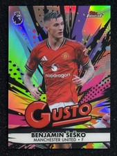 2025-26 Topps Finest Premier League Benjamin Sesko GUSTO SSP Case Hit #GO-2