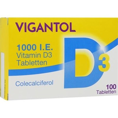 VIGANTOL 1.000 I.E. Vitamin D3 Tabletten 100 St. PZN 13155684