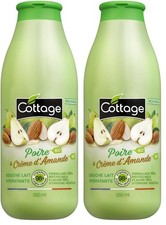 Gel Douche Lait Hydratant – Poire BIO & Crème d'Amande BIO – 98% D'Ingrédient...