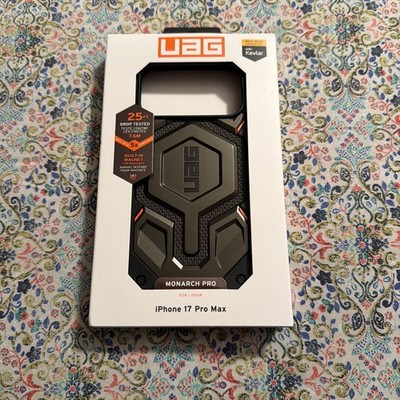 UAG iPhone 17 Pro Max Case Monarch Pro For MagSafe Made w/ Kevlar Element Green